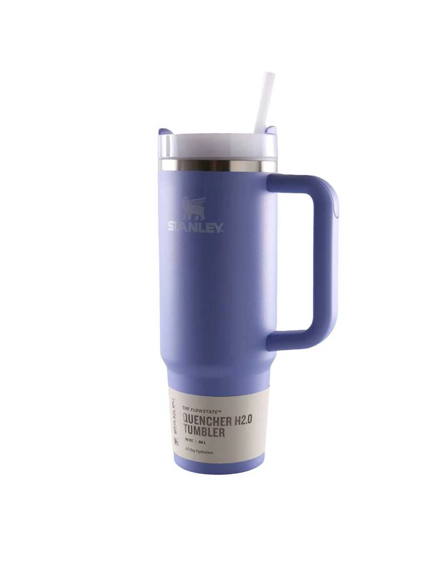 STANLEY - The  H2.0 ™ Tumbler Premium Stainless Steel Bottle Insulated Mug Cup Portable Water Bottle Large-Capacity Coffee Cup Water Cup With Handle And Straw, For Travel, Home, Office, Gift, Ice Drinks And Hot Drinks Christmas Gift New Year Gift 10-10827-800 - 1428 CỌC TỰ NHIÊN - Xem 1
