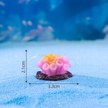 1/10件仿真树脂珊瑚水族箱鱼缸鱼龟小摆件迷你礼物装饰DIY饰品微景观创意可爱珊瑚海水鱼缸造景装饰配件迷你小摆件