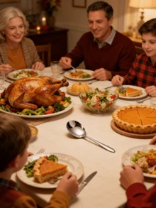 1pc Dining Spoon, Dining Utensils, Easy To Clean, Large Spoon Body Capacity, Easy To Operate When Eating Separately. Public Tableware Used For Dinner Parties, Banquets And Other Scenes, To Avoid Direct Contact Between Personal Tableware And Dishes - Multicolor - View 4