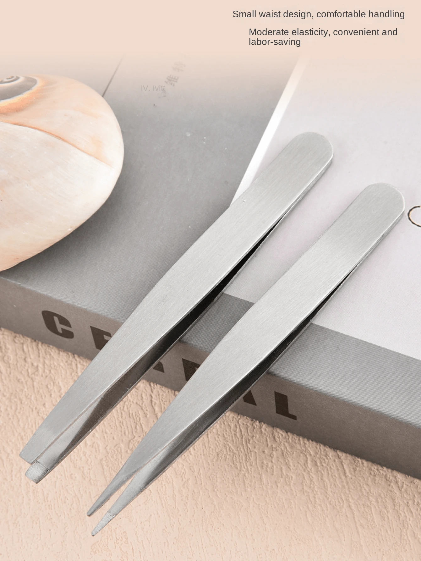 Men's High Precision Stainless Steel Eyebrow Tweezers, Eyebrow Hair Removal Tool, Eyebrow Trimmer, Small Pliers Stainless Steel Facial Hair Removal Tool - Multicolor - View 1