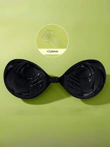 2/1 Pair Nude Reusable Invisible Breast Petals, 3cm Thickness, Suitable For Small Bust, Backless & Strapless Dresses, Bust Enhancing Bra - Multicolor - View 14