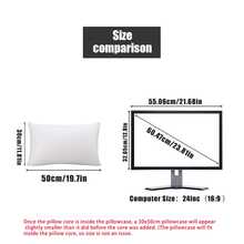 1pc Ramadan Blue Floral & Crescent Moon Lantern Decorative Pillow Cover, Single-Sided Printed Plush Fabric, 30*50cm/40*60cm Cushion Cover Suitable For Room Decor, Modern Living Room Sofa, Party Decoration, Gift - Multicolor - View 3