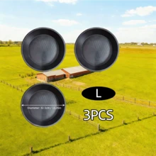 INMASIT 3-Pack Farm Livestock Poultry Multi-Purpose Feeding Basin | Large Capacity Plastic Feed Bucket/Water Trough | For Horses, Dogs, Pigs, Sheep, Etc. - 3PCS-l Size - View 9