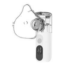 Portable Handheld Ultrasonic Nebulizer, Home Use Intelligent LED Display Nebulizer With 3 Speed Adjustments, Rechargeable And Reusable, Suitable For Travel And Home Use - Black - View 6