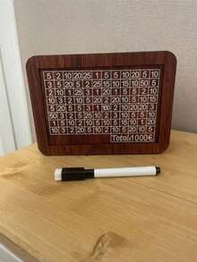 1pc Wooden Fun Number Calculation Money Box (Can Be Used For Children's Cognitive Learning), Desktop Interactive Money Box, Jigsaw Savings Challenge Can Target Savings Device, Novel Wooden Coin Savings Desktop Display Can, Currency Coin Slot Wooden Handicraft, Educational Savings Bank - Multicolor - View 17