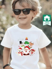 Young Boys T-Shirts - White - View 1
