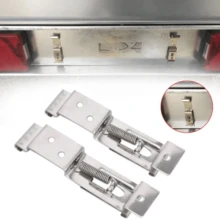 Car Licence Plate Spring Clips 2/4pcs - Universal Fit For Europe, 108-120 Mm Elastic Range, Trailer License Plate Holder With Stainless Steel Bracket, License Plate Frame For Dual Plates, Invisible Frame-Less Universal License Plate Holder, License Plate Frame For 2 Plates,Automotive Modification Accessories,RV/Truck/Sedan/SUV/Trailer - EU - View 8