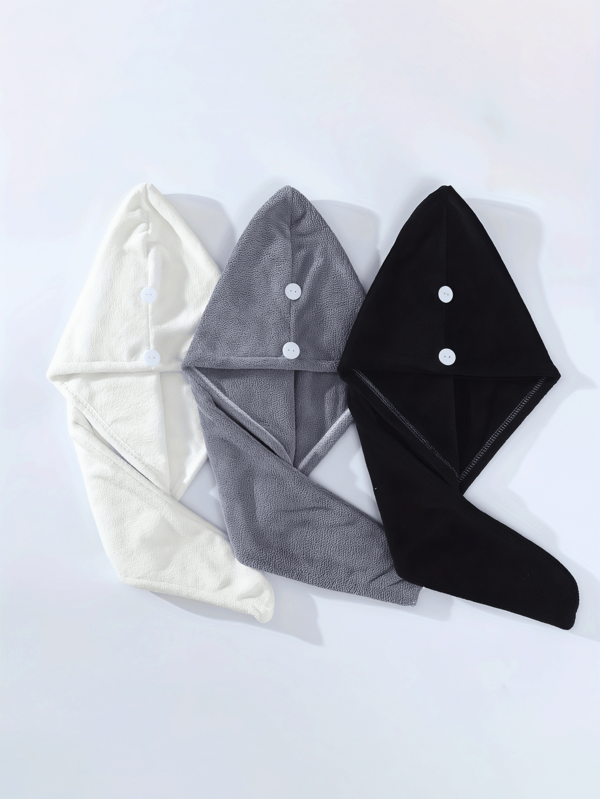 Ultra-Absorbent Microfiber Hair Drying Towel, Soft & Quick-Drying, Suitable For Long & Short Hair, Soft Hair Turban, Wet Hair Wrap, Bathroom & Home Essentials For Women