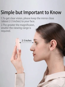 10X Magnifying Mirror With Suction Cups And Tweezers Set, Travel Magnified Makeup Mirror, 3PCS, Portable Magnifying Mirror - Use For Makeup - Multicolor - View 5