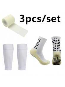 1 Set  Anti Slip And Non Slip Women Men Sport Socks Leg Sleeves Non Slip Soccer Socks Grip Socks, Suitable For Football And Basketball Sports - Nhiều màu - Xem 13