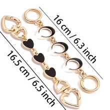 1pc/2pcs Bag Extender Chain, Wallet Strap Extender, Wallet Extension Chain Replacement Parts, Suitable For Handbags, Wallets, Shoulder Bags, Crossbody Bags - Multicolor - View 2