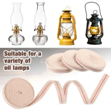 1/2/3 Rolls Premium Oil Lamp Wicks - Lantern Wicks For Paraffin Oil And Kerosene Based Lanterns And Candle Burners - 0.5 Inch(1.2cm) / 0.78 Inch(2cm) Diameter, High-Quality Replacement Wicks For Smooth Burning