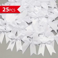 25 chiếc nơ ruy băng satin màu sắc tươi tắn 8.5cm*32cm - Dùng để gói quà hình tròn đẹp mắt, làm đồ thủ công, trang trí sinh nhật và đám cưới, chất liệu polyester, quà tặng ngày lễ hoàn hảo, vật dụng đóng gói quà tặng, trang trí Ngày của Mẹ. - Nhiều màu - Xem 9