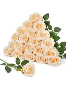 1 pieza/4 piezas/5 piezas/6 piezas/7 piezas/8 piezas/10 piezas/12 piezas/16 piezas Rosas rojas de terciopelo artificial, rosas falsas realistas, ramo de novia, decoración floral, rosas falsas, regalo del Día de San Valentín, fiesta de boda, decoración del hogar, decoración navideña, regalo de cumpleaños, decoración interior y exterior (Nota: Puede tener aroma, colóquelo cerca de una ventana durante 1-2 días para su ventilación), plantas artificiales - Burdeos - Ver 7