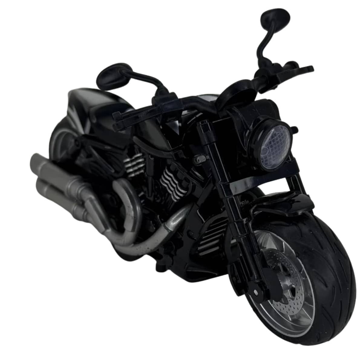 Miniature Harley Motorcycle, 1:12 Scale, Collectors' Item, Friction Control, Lights And Sound. - Xám - Xem 1