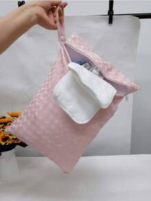 Large 10.82*15.7inch Waterproof Storage Hanging Bag, Clothes Storage Bag, Outdoor Storage Bag, Diaper Storage Bag, Waterproof And Dirt-Resistant PU Storage Bag, Large Capacity Dry-Wet Separation Storage Bag, Suitable For Home, Outdoor, Camping, Travel, Swimwear, Cloth Diapers, Fitness Wear, Toiletries - Multicolor - View 5