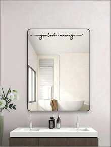 Brodark “你看起来棒极了”墙贴，自粘式家居装饰，适用于卧室、玄关