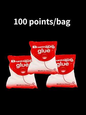 1卷双面气球胶带，隐形胶，适用于生日派对、婚礼、节日等场合的气球装饰