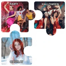 1 Frasco de Spray Coloração Temporária de Cabelo, Cera de Cabelo Lavável Instantânea, Estilo Y2K, Adequado para Halloween, Festa de Natal, Penteados DIY, Tinta de Cabelo Vermelha/Azul/Roxa - Multicolorido - Visão 9