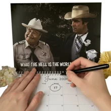 YEAR OF BUFORD TJUSTICE 2026 CALENDAR 2026 Large Monthly Wall Calendar - Sheriff Buford Style Calendar With Aesthetic - A - 查看 4