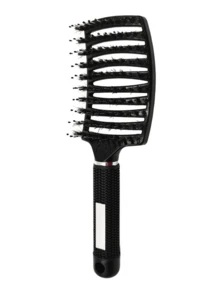 1pc Hair Brush Scalp Massage Comb Man Hair Brush Nylon Women Wet Curly Detangle Hair Brush For Salon Hairdressing Styling Tools ,Hair Tool Kit ,Hair Styling Kit