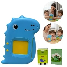 Card Reader In English And Portuguese, Children's Learning Cards. - Màu xanh lam - Xem 3