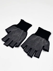 UV Protection Fingerless Gloves For Nail Lamp, Professional Gel Nail UV Protection Gloves, Nail Art Tools, Back To School, Nail Art Supplies - Multicolor - View 9