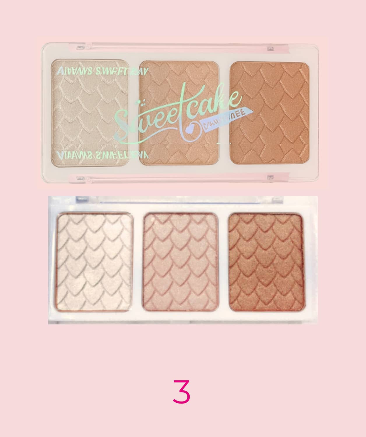 Mocoallure Paleta de iluminadores Sweet Cake - 03 - Ver 1
