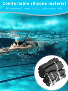 2磅脚踝负重手环 可调节瑜伽健身训练健身房硅胶可调节可穿戴腕踝负重瑜伽承重硅胶健身手环隐形器材护腿护臂护腕运动训练负重环