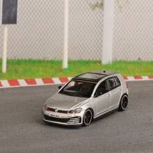 Bburago 1:64 Scale Golf GTI Die-Cast Model Car, A Toy For Children, Perfect As A Decorative Piece Or For Sliding Play, Ideal For Boys - Silver - View 4