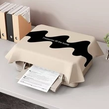 1pc Multi-Style Dust Cover Cloth - Cartoon/Polka Dot Pattern For Printer, Projector, Rice Cooker & Air Fryer, Women's Day, Travel Essentials, Wedding Favors, Y2k, Bedroom, Car Accessories Women, Kitchen Decor,Kitchen Decor,Household Items - Multicolor - View 9