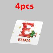 Custom Name Acrylic Coasters - 1/2/4pcs Personalized Initial Drinks Coaster, Square Acrylic Cup Mat For Home Bar Kitchen Dining Table, Custom Text Coasters For Christmas Thanksgiving Birthday Party Decor, Personalized Coasters For Family Friends Couples Gift, Durable Acrylic Drink Coasters To Protect Tabletop From Water Stains Scratches, - Normal - View 9