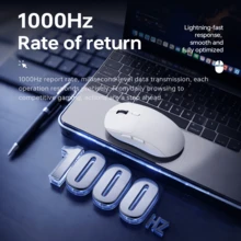 Chuột không dây AJAZZ NJ07 dành cho văn phòng và chơi game, độ phân giải tối đa 12800 DPI, tốc độ phản hồi 1000Hz, phản hồi nhanh, cầm nắm chắc chắn, nhẹ và dễ mang theo, bấm êm, thiết kế tối giản, phù hợp cho văn phòng và chơi game. - Nhiều màu - Xem 4