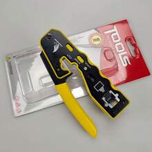Crimping Pliers Crimper Standard Terminals Crimping Rj Vmingo - Yellow - View 7