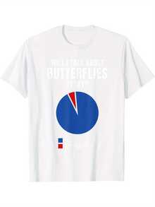 Lustiges-Shirt mit Schmetterlings-Transformationsdiagramm-Muster - Weiß mit blauem und rotem Schmetterlingsdesign - Humorvolle Kleidung für Erwachsene -ägliche Freizeit- oder Maskerade-Kostü- Lustige Geburtstags- oder Hochzeitsgeschenkidee - Maschinenwaschbares-Shirt in regulärer Passform - Unisex-Kleidung - Lustige Schmetterlings-Kleidungsdiagramm-Zitat-Kleidungsgeschenk - Kurzarm--Shirt mit Rundhalsausschnitt und Schmetterlingsdruck, geeignet für alle Jahreszeiten - Schwarz - Übersicht 8