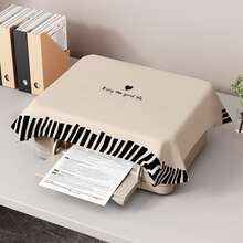 1pc Multi-Style Dust Cover Cloth - Cartoon/Polka Dot Pattern For Printer, Projector, Rice Cooker & Air Fryer, Women's Day, Travel Essentials, Wedding Favors, Y2k, Bedroom, Car Accessories Women, Kitchen Decor,Kitchen Decor,Household Items - Multicolor - View 2