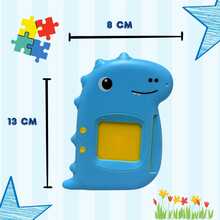 Card Reader In English And Portuguese, Children's Learning Cards. - Màu xanh lam - Xem 2