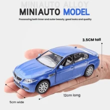 1/36 Scale BMW Replica Alloy Open Door Diecast Car Model Toy, Collectible Alloy Sports Car Model Gift For Men - Blue - View 2