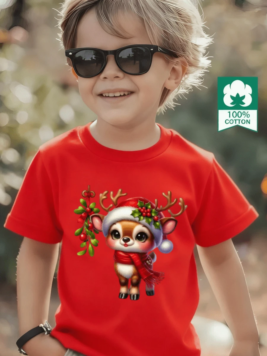 Young Boys T-Shirts - Red - View 1