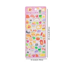 这些可爱的3D立体泡泡贴纸图案丰富多样，包括食物、海洋生物等等。它们非常适合装饰手机壳和进行DIY项目。也是婚礼季和母亲节的理想礼物。 - 查看 6