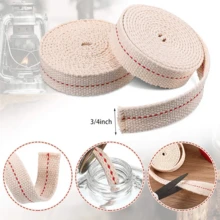 1/2/3 Rolls Premium Oil Lamp Wicks - Lantern Wicks For Paraffin Oil And Kerosene Based Lanterns And Candle Burners - 0.5 Inch(1.2cm) / 0.78 Inch(2cm) Diameter, High-Quality Replacement Wicks For Smooth Burning