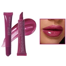 4 Pcs Peptide Lip Tint, Sheer Color And Hydrating Finish Clear Lip Oil, Long Lasting Hydrating Lip Gloss Tinted Lip Balm Non-Sticky Revitalizing, Transparent Lip Care Oil For Dry Lip, 3 Fl Oz,10ml - 香草豆 - 查看 9