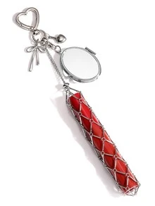 包包挂钩，时尚简约不锈钢网状包包挂钩，韩式钥匙扣口红网状包包挂钩，口红收纳挂钩，口红钥匙扣包包挂钩，DIY包包挂钩，钥匙扣，包包挂饰，包包吊坠 - 彩色 - 查看 8