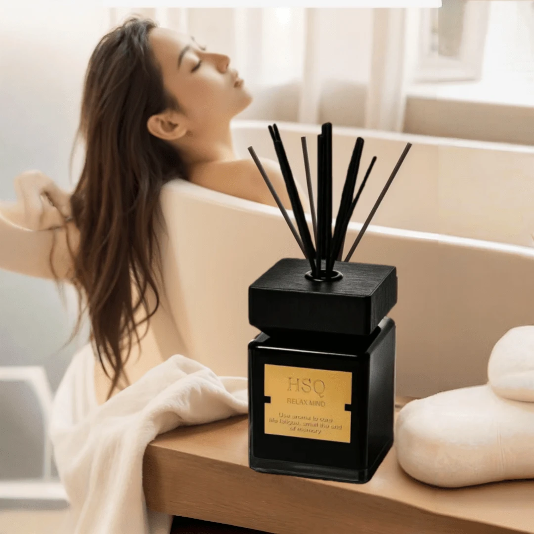 1 Set Reed Diffuser 16.9floz (500ml) / 1 Set 200ml Aromatherapy Kit, Hotel Grade Flameless Essential Oil Fragrance Rattan Sticks, Long Lasting Scent - 500ml/16.9floz - View 1