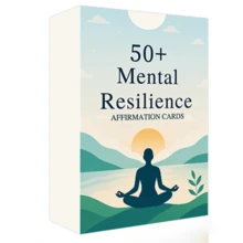 52张灵性疗愈卡、积极肯定卡、自我关怀情绪卡，圣诞节和情人节节日礼物 - 彩色 - 查看 15