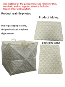 Caja de almacenamiento de tela de súper gran tamaño de 220 litros, adecuada para mantas, sábanas, ropa y ropa interior - portátil, ligera y fácil de transportar, equipada con cierre de cremallera y asa, se puede guardar debajo de la cama, es el mejor regalo para Navidad, decoraciones navideñas, decoraciones navideñas para el hogar