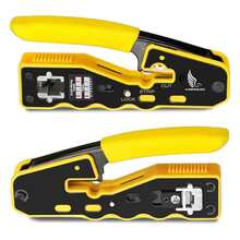 Crimping Pliers Crimper Standard Terminals Crimping Rj Vmingo - Yellow - View 3