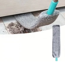 1 set, Spazzola per spolverare in microfibra con asta di prolunga, spolverino estendibile lavabile, pulitore per fessure retrattile, spazzola per pulizia a secco e umida, spazzola multiuso per rimozione della polvere, adatta per divani, letti e parte inferiore dei mobili, forniture per la pulizia (a causa di lotti diversi, il design e il colore delle parti in plastica dell'impugnatura possono variare. Ci scusiamo per qualsiasi inconveniente causato.) - Multicolore - Visualizzare 15