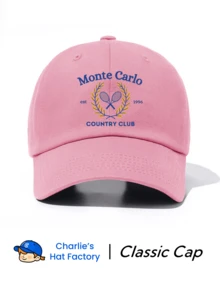 1件 Monte Carlo 印花棒球帽，男士經典款，休閒時尚復古，柔軟吸汗帶，可調節尺寸，輕量防曬，百搭復古爸爸帽，適合戶外運動、日常穿著、聚會與度假，送給家人朋友的完美禮物 - MONTE CARLO - 查看 5