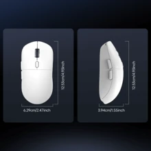 Chuột không dây AJAZZ NJ07 dành cho văn phòng và chơi game, độ phân giải tối đa 12800 DPI, tốc độ phản hồi 1000Hz, phản hồi nhanh, cầm nắm chắc chắn, nhẹ và dễ mang theo, bấm êm, thiết kế tối giản, phù hợp cho văn phòng và chơi game. - Nhiều màu - Xem 3